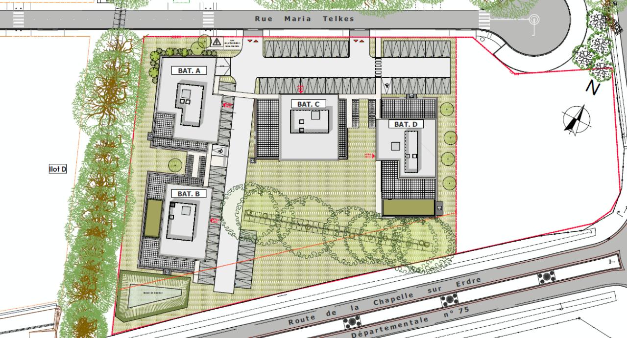 Bureau Treillières 1125m² Vente bureau Treillières Loire-Atlantique OVBUR2532034 2